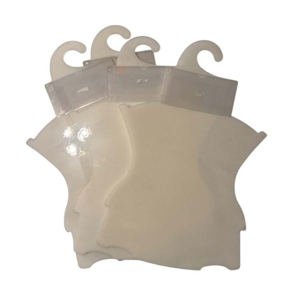 Plastic Mannequin Torso Body Form Hanger With Sign Holder With Sign Holder X4